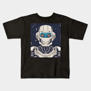 Robot Art Drawing Kids T-Shirt